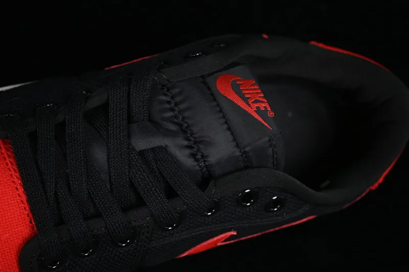 All categories Air Jordan Jordan series basketball shoes Air Jordan 1 Low Z version AJKO 1 Low Shadow AJ1 Joe 1 black and red canvas cultural casual shoes DX4981-006